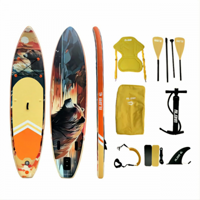 Надувная SUP доска Aloha 11.6 Медведь 350x84x15см, Сап-каяк
